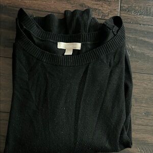 Banana Republic Women's Black Cowl Neck Sweater